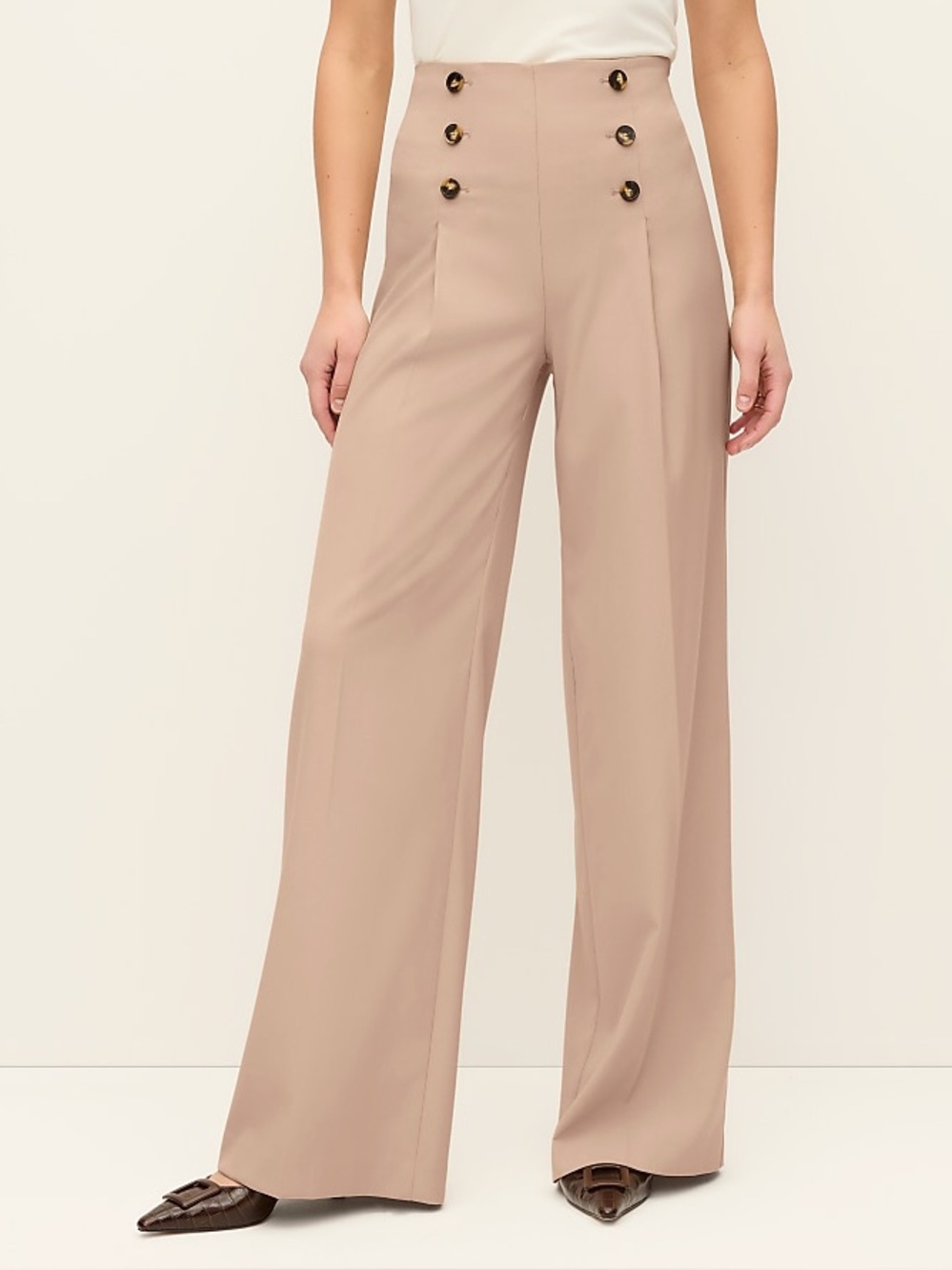NWT Ann Taylor Weekend The Wide-Leg Sailor Pant